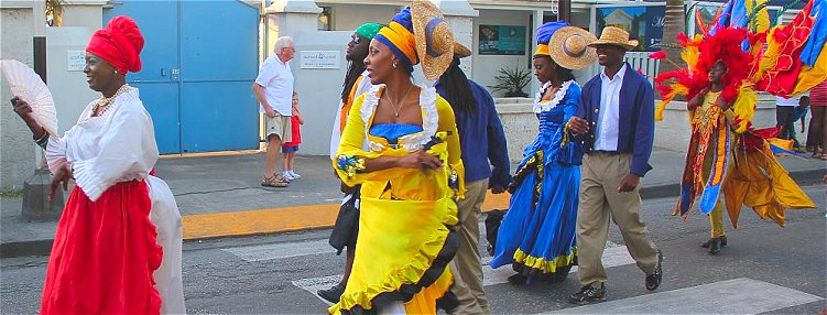 Barbados Holetown Festival street parade